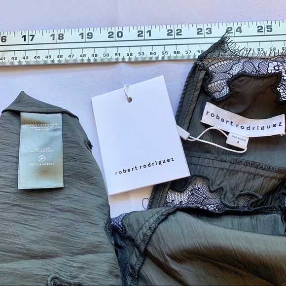 Robert Rodriguez S/M Peekaboo Lace Dress Black LBD - Picture 4 of 8